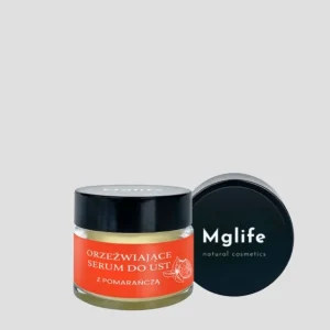 Uudistuva huuliseerumi appelsiinin viilentävällä appelsiinilla päivittäiseen hoitoon Mglife