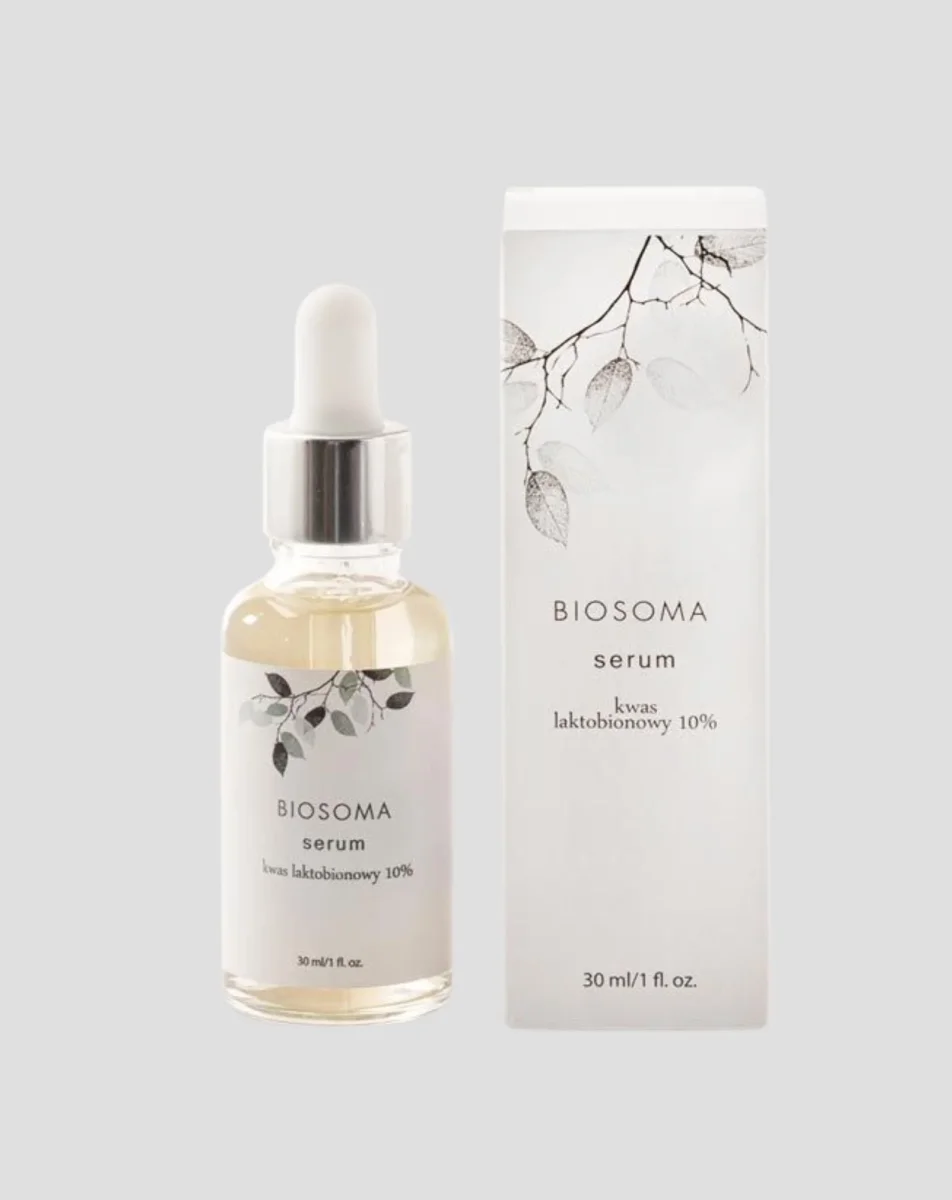 Kasvoseerumi, jossa on 10% laktobionihappoa, sopii akneiholle Biosoma - Image 2
