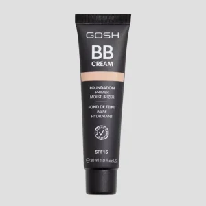 Pohjustusvoide 3-in-1 Foundation epätäydellisyyksiä vastaan ja ihon sävyn tasoittamiseen BB Cream 02 Beige Gosh