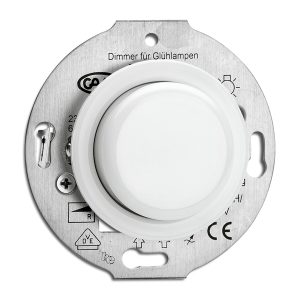 Himmennin, LED 7-110 W, valkoinen posliini