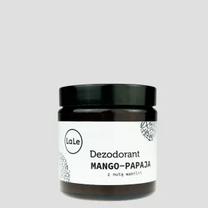 Luomu deodorantti voiteena - Mango-papaija, jossa on ripaus vaniljaa, antaa pitkäkestoisen raikkauden tunteen La-Le