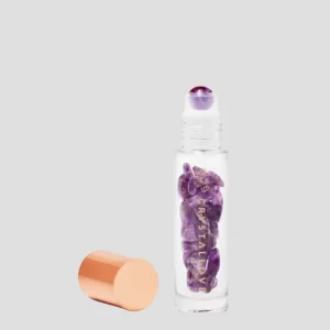 Öljypullo kristalleilla - ametisti Crystallove Crystallove