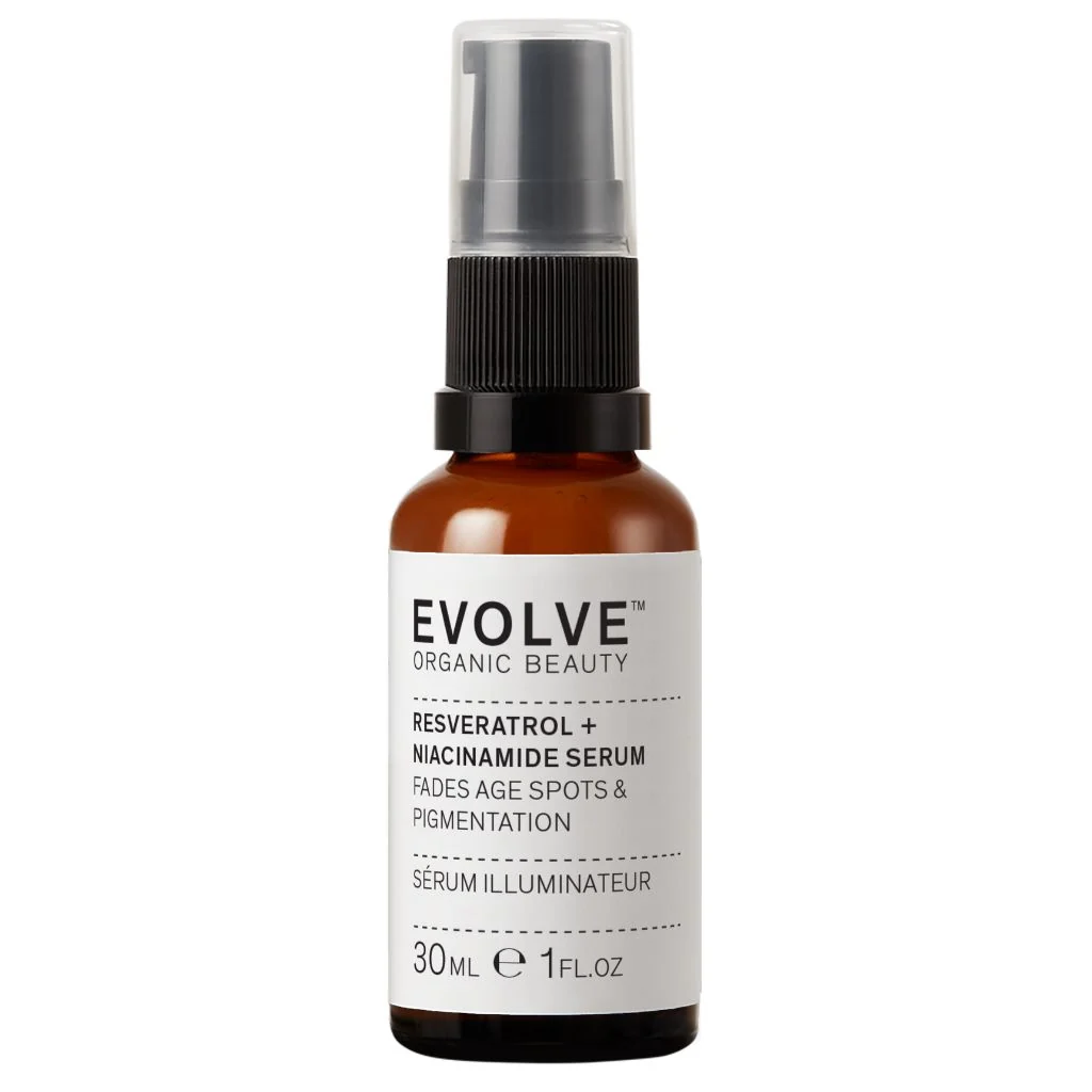 Evolve Organic Beauty Resveratrol + Niacinamide Serum 30ml