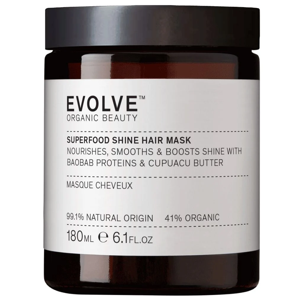Evolve Organic Beauty Superfood Shine Hair Mask Hiusnaamio 180ml - Image 2