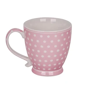 Posliinimuki Polka dot pink 430ml Isabelle Rose