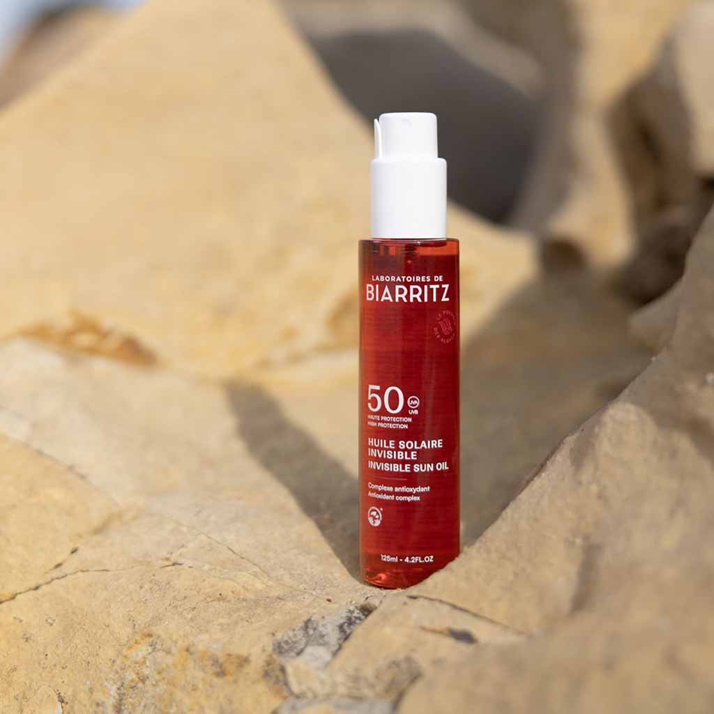 Laboratoires de Biarritz Suncare Invisible Oil Aurinkosuojaöljy SPF50 125ml - Image 3
