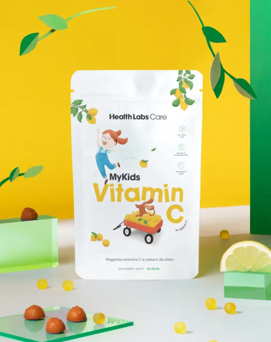 Vegaaniset C-vitamiinihyytelöt lapsille MyKids C-vitamiini Health Labs Care 60 kpl. - Image 3