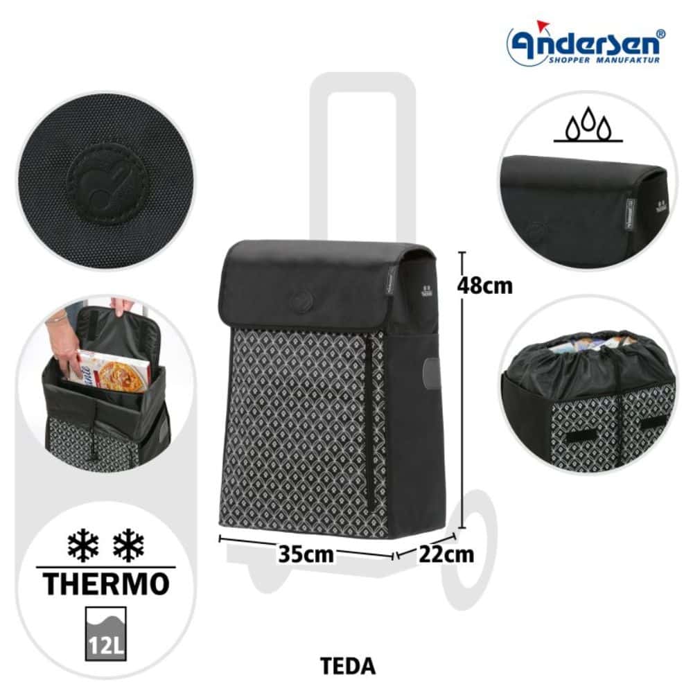 Ostoskärry Andersen Alu Star Shopper Teda - Image 5