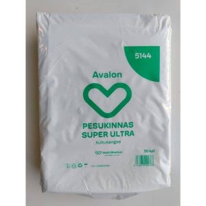 Pesukinnas vuoriton kertakäyttöinen Avalon Super Ultra 50kpl