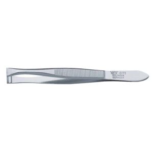 Pinsetit 96111 leveä ja suora kärki karvanpoisto 9cm
