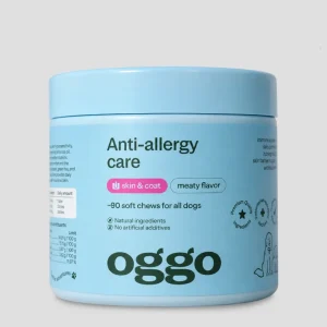 Ravintolisä allergioihin ja herkkäihoisille koirille Anti-Allergy Care Oggo 180 g