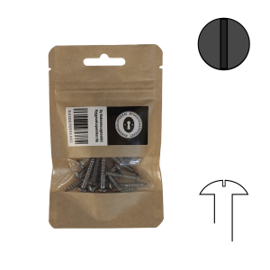 Puuruuvi, TKS 5 × ¾” (3 × 20 × 6 mm), teräs, kupukanta, 20 kpl