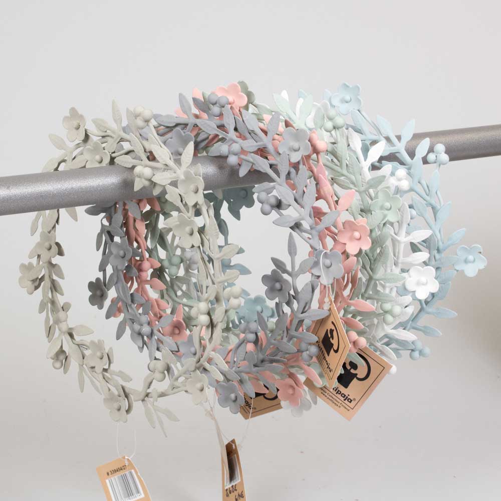 Metallikranssi pastelli 20cm - Image 2