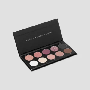 10 pitkäkestoisen luomivärin paletti klassisissa sävyissä Basic Eyeshadow Palette Nutridome -luomiväripaletti