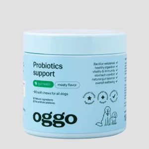 Probiootti koiralle Bacillus velezensis ruoansulatukselle, suolistolle ja vastustuskyvylle Oggo 180 g