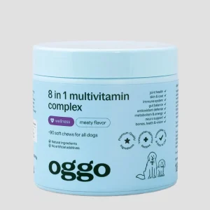 Monivitamiini koiralle 8 in 1 vastustuskyvylle, turkille ja elinvoimalle Oggo 180 g