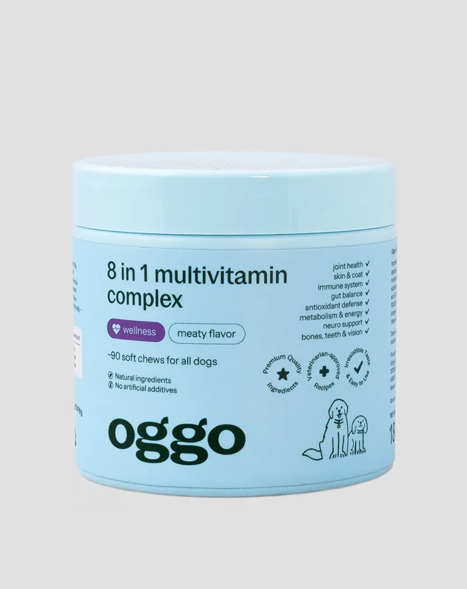 Monivitamiini koiralle 8 in 1 vastustuskyvylle, turkille ja elinvoimalle Oggo 180 g - Image 2